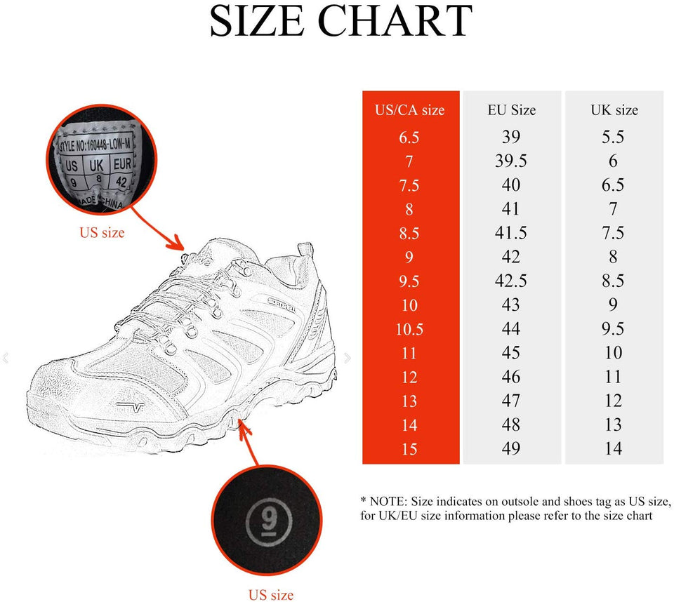 NORTIV 8 160448-low Mochileros Zapatos de Senderismo para Hombre