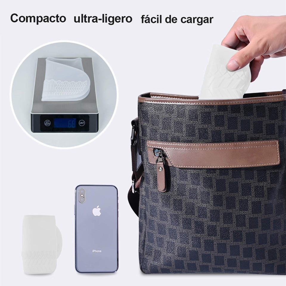 Cheelom Cubierta del Zapato Impermeable Portátil Lluvia Nieve Protección contra el Barro Ducha de Lluvia Contramedida de Lluvia Aplicable a Adultos y niños