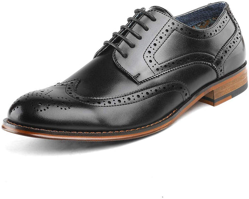 Bruno Marc Zapatos de Oxfords Cordones para Hombres