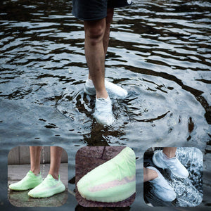 Cheelom Cubierta del Zapato Impermeable Portátil Lluvia Nieve Protección contra el Barro Ducha de Lluvia Contramedida de Lluvia Aplicable a Adultos y niños