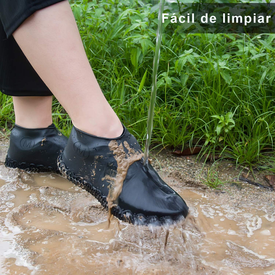 Cheelom Cubierta del Zapato Impermeable Portátil Lluvia Nieve Protección contra el Barro Ducha de Lluvia Contramedida de Lluvia Aplicable a Adultos y niños